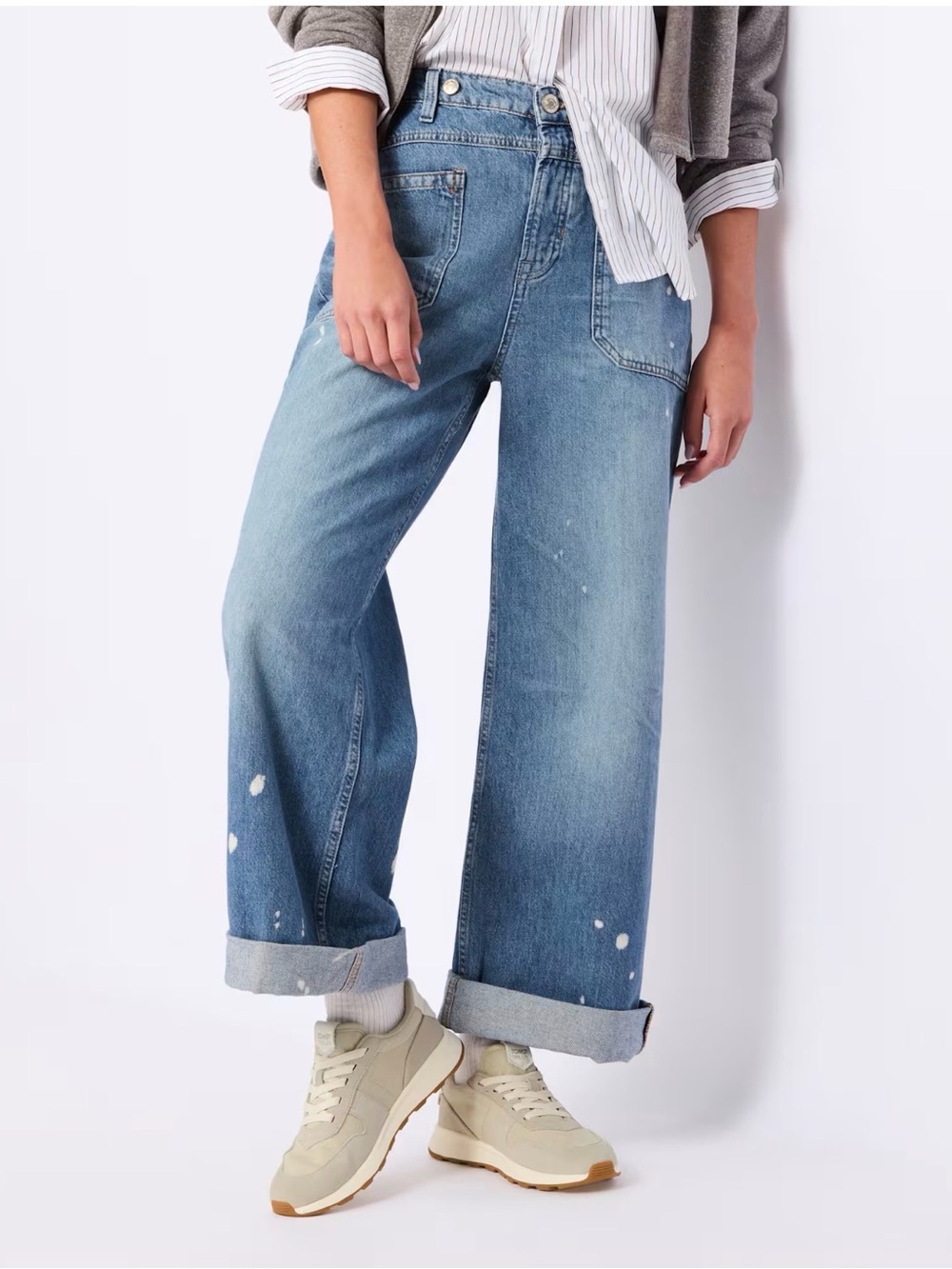 We the Free Palmer Cuffed Jeans in 100 Years